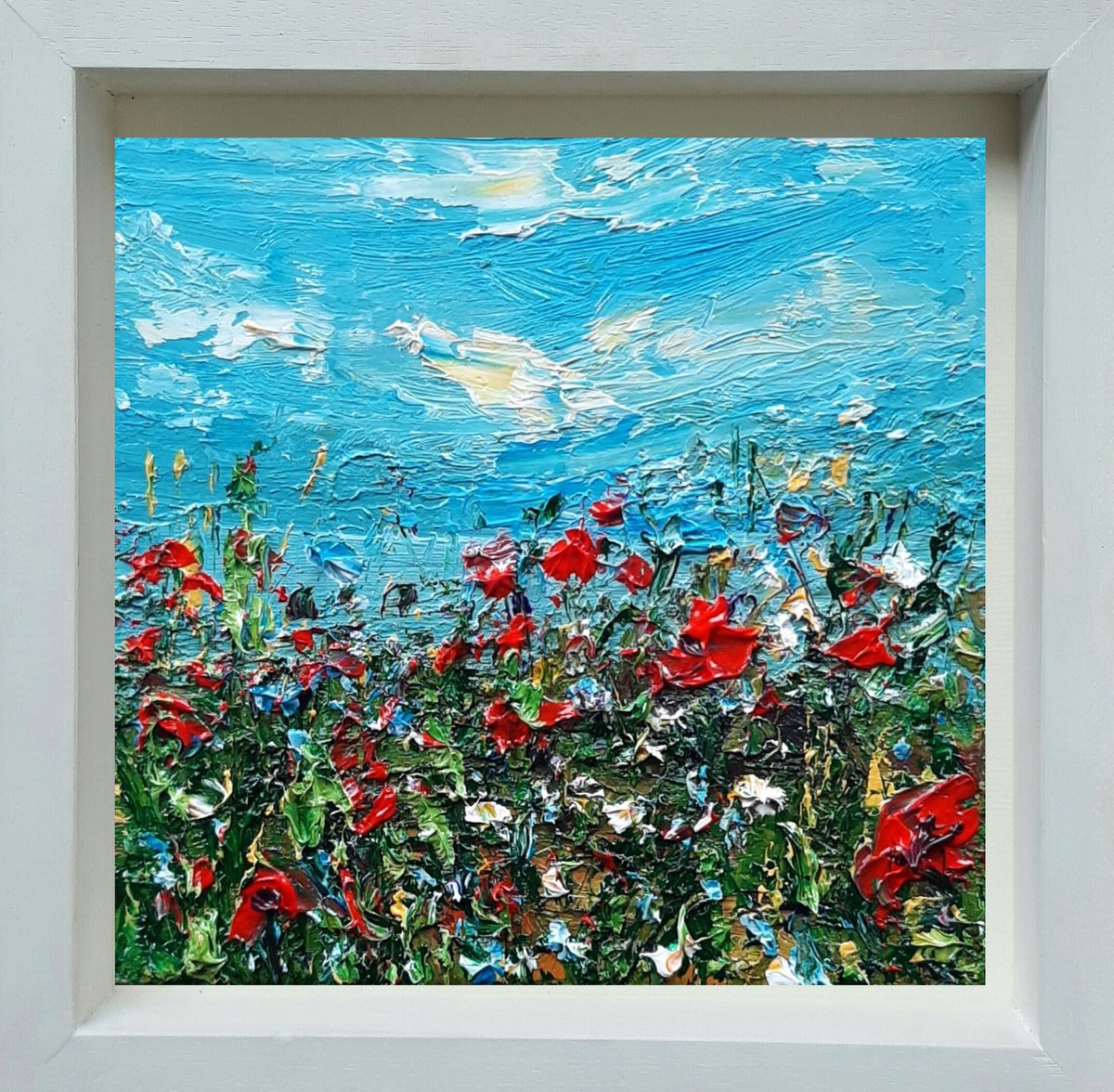 Wild Flowers dance by Niki Purcell - Irish Landscape Painting
