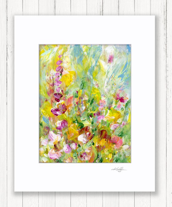 Floral Fall 9 - Floral Abstract Painting by Kathy Morton Stanion