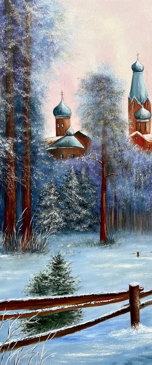 Winter church by Tanja Frost