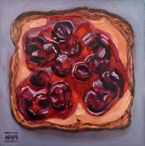 Blueberry sandwich