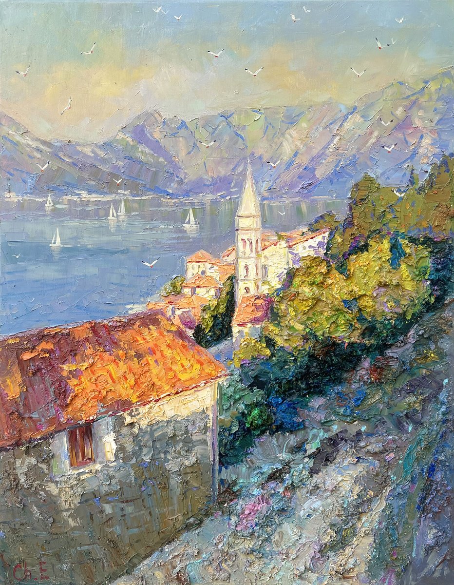 Mountain View By Evgeny Chernyakovsky, 22 X 27, Artwork For Sale On Artfinder