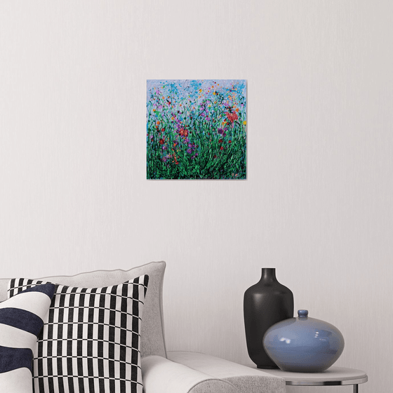 Where the Wind Blows - Original Painting   by Olena Art