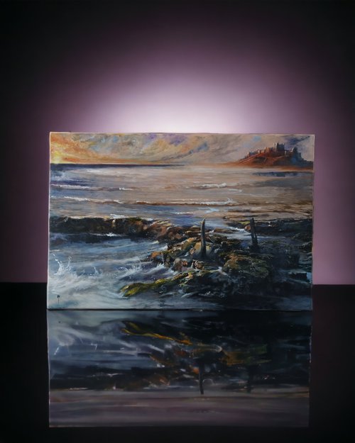 "Return of the tide Bamburgh" by Alan Harris