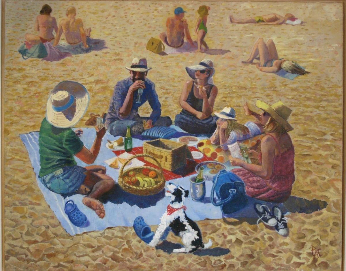 Picnic at Biarritz by Peter Clarke