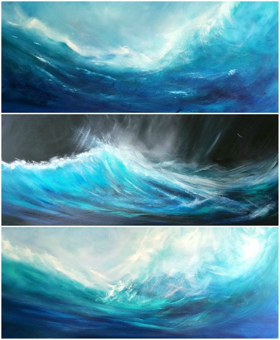 Pure Surf 1 - Surf, Wave Art, Seascape,