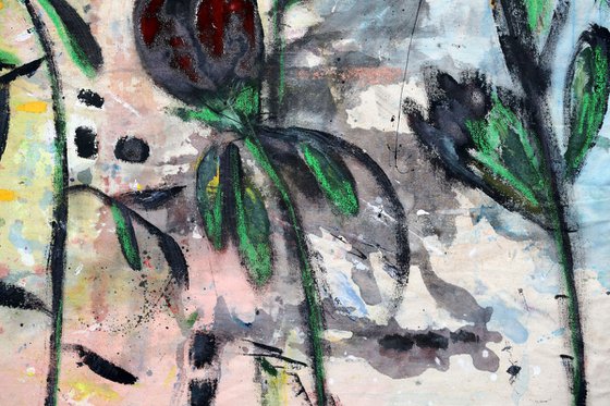 Flowers that tried to stay