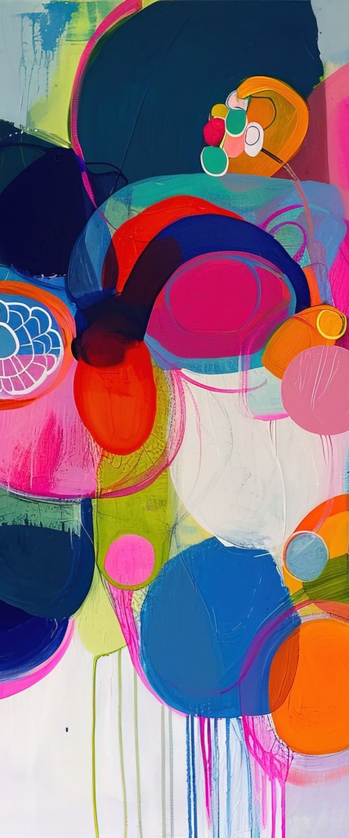 Painting of bold and bright circles 2901242 by Sasha Robinson