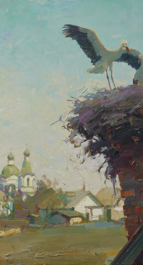 The storks are back by Victor Onyshchenko