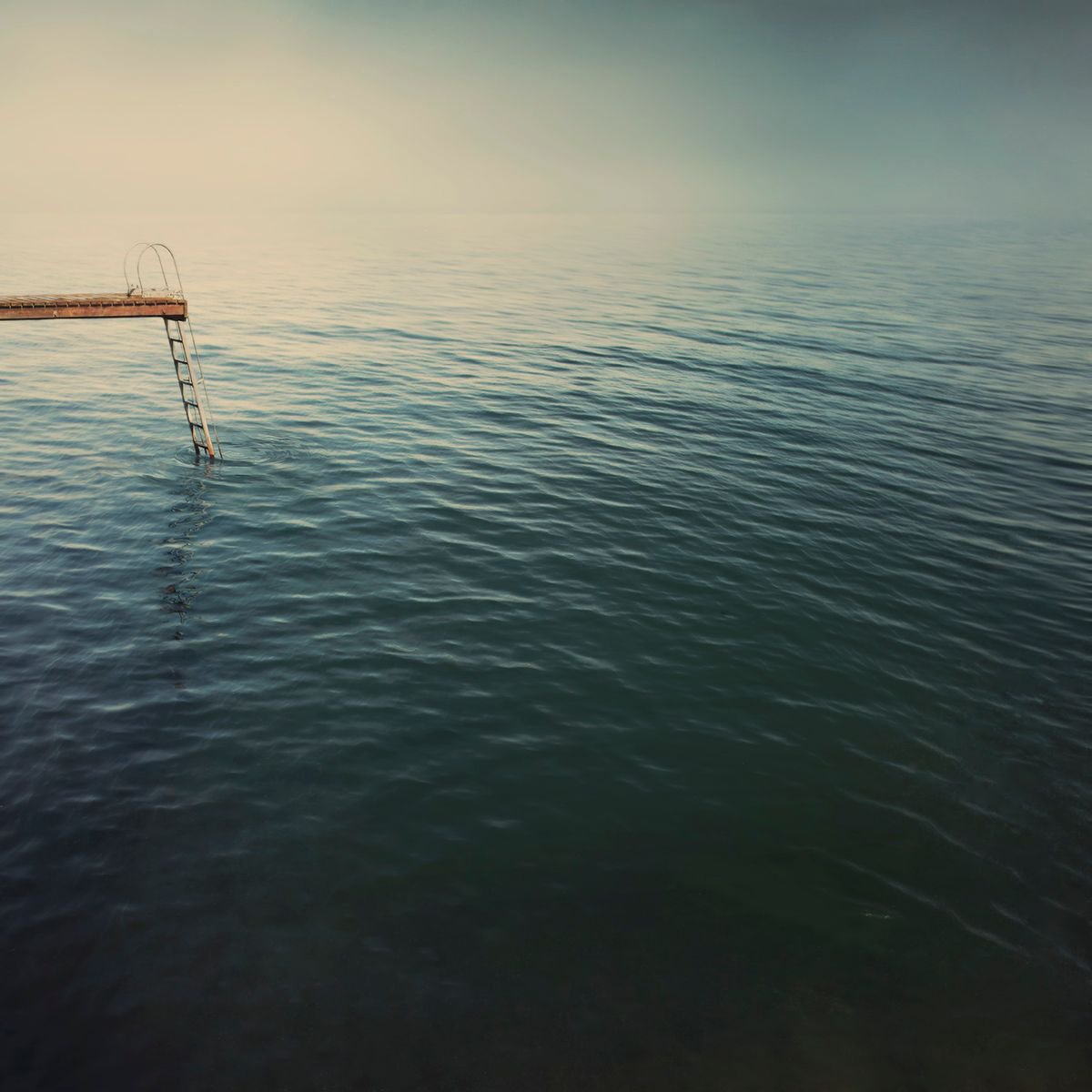 Impressionistic Photograph , The Swimmer By Nadia Attura, 20 X 20, Artwork For Sale On Artfinder