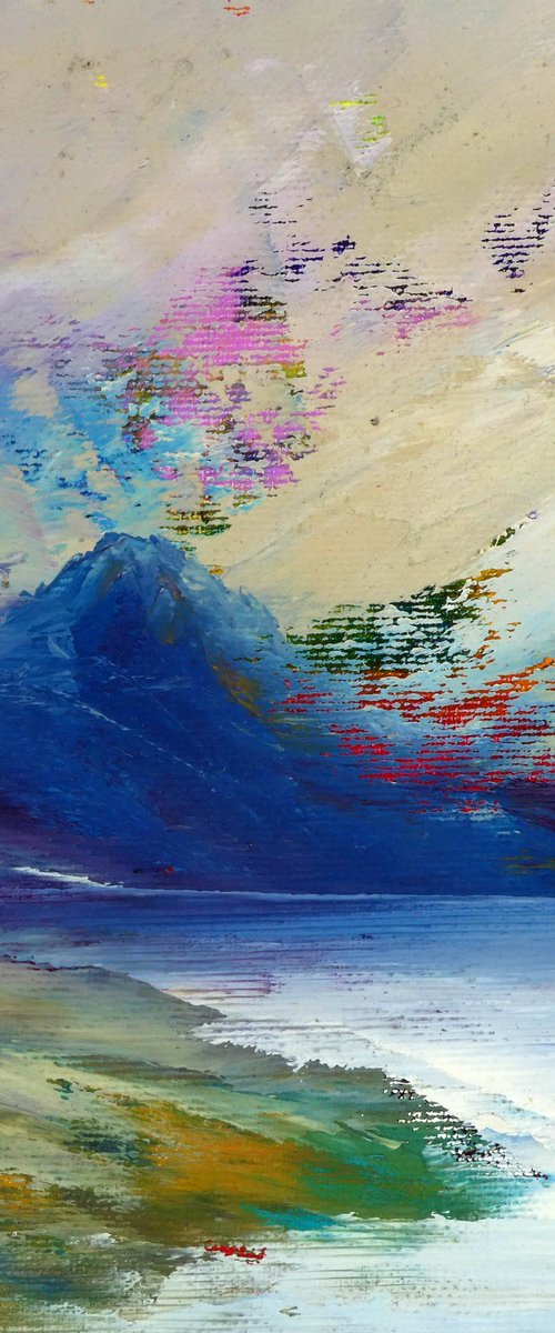 Colourful Moonlit sky by oconnart