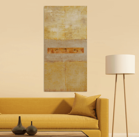 Abstract Concept Gold Red Ochre I