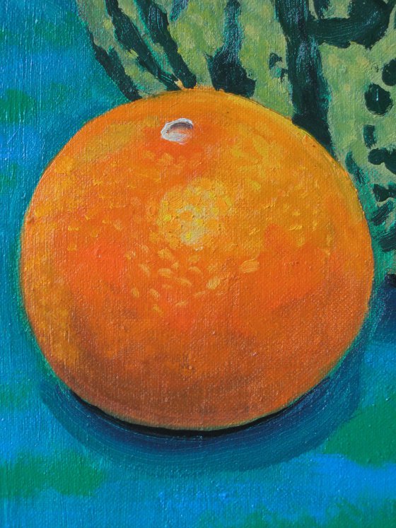 Squashes, Clementine and Vase