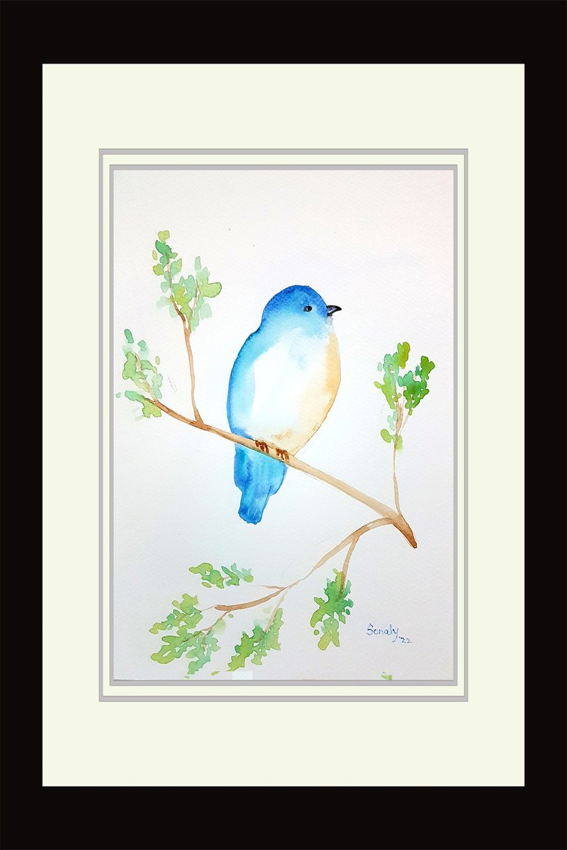 WATERCOLOR - BIRDS 3 by Sonaly Gandhi