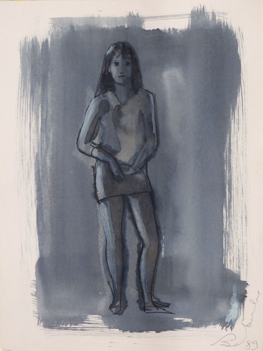 Irene, Passage Charles-Albert, #1, 24x32 cm by Frederic Belaubre