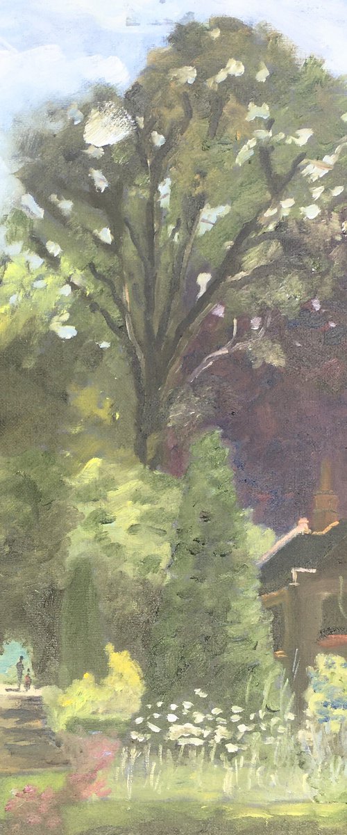 Gardens at Wells House by Julian Lovegrove Art