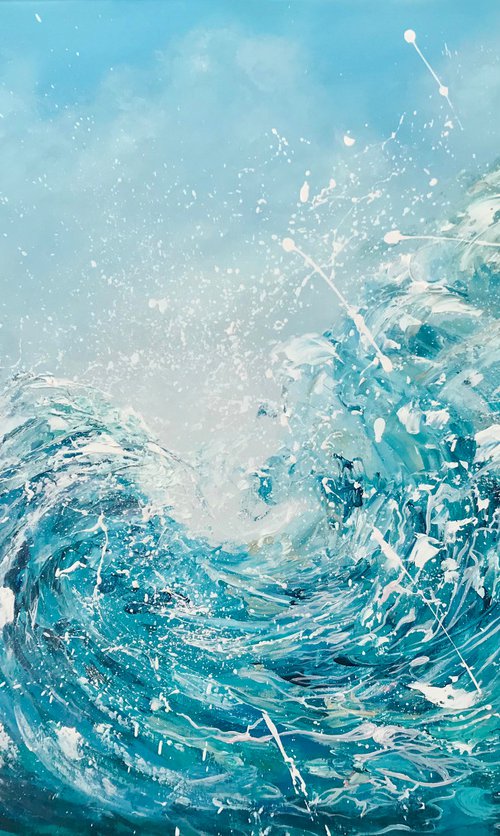 The wave, life is movement by Emma Sian Pritchard