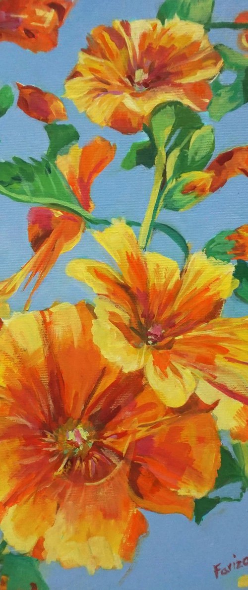 Yellow flowers by Amaya Fernández Fariza