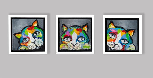 Funny kittens by Liubov Kuptsova
