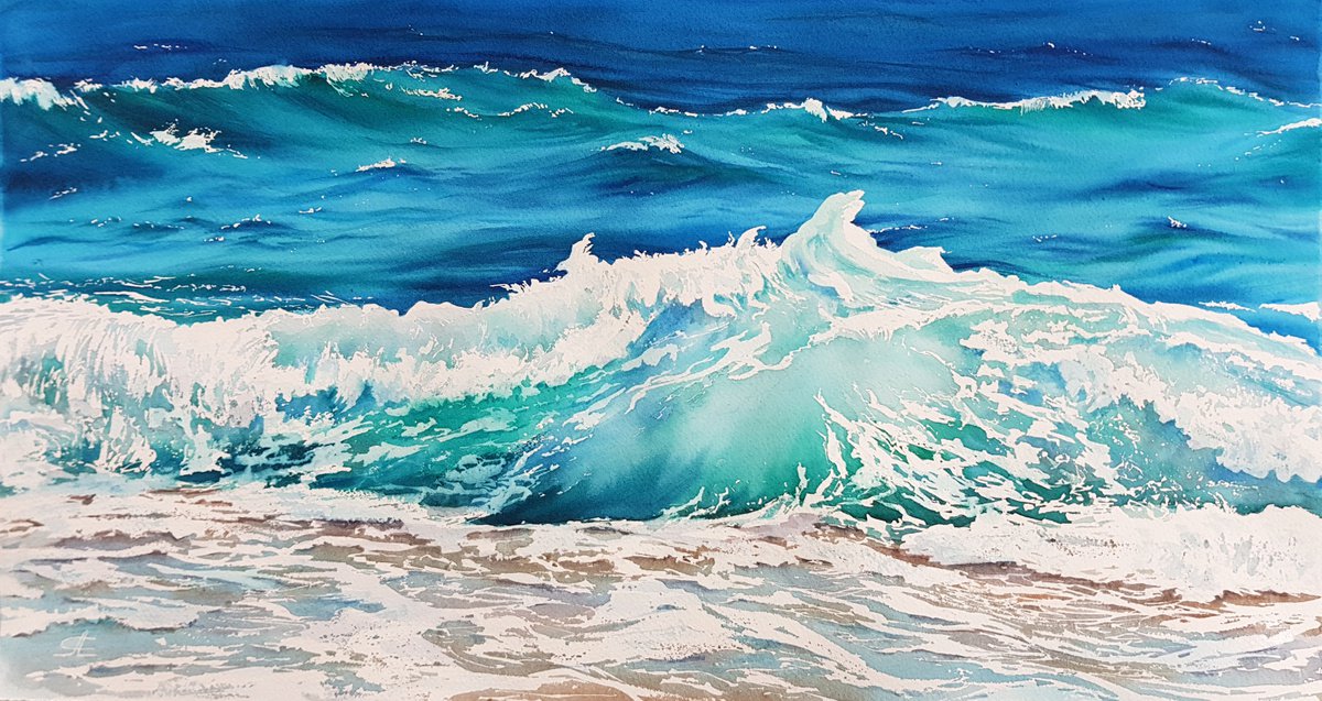 Waves and seascape #28 by Svetlana Lileeva