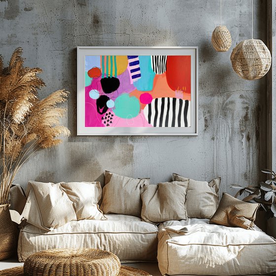 Vibrant Bold Canvas