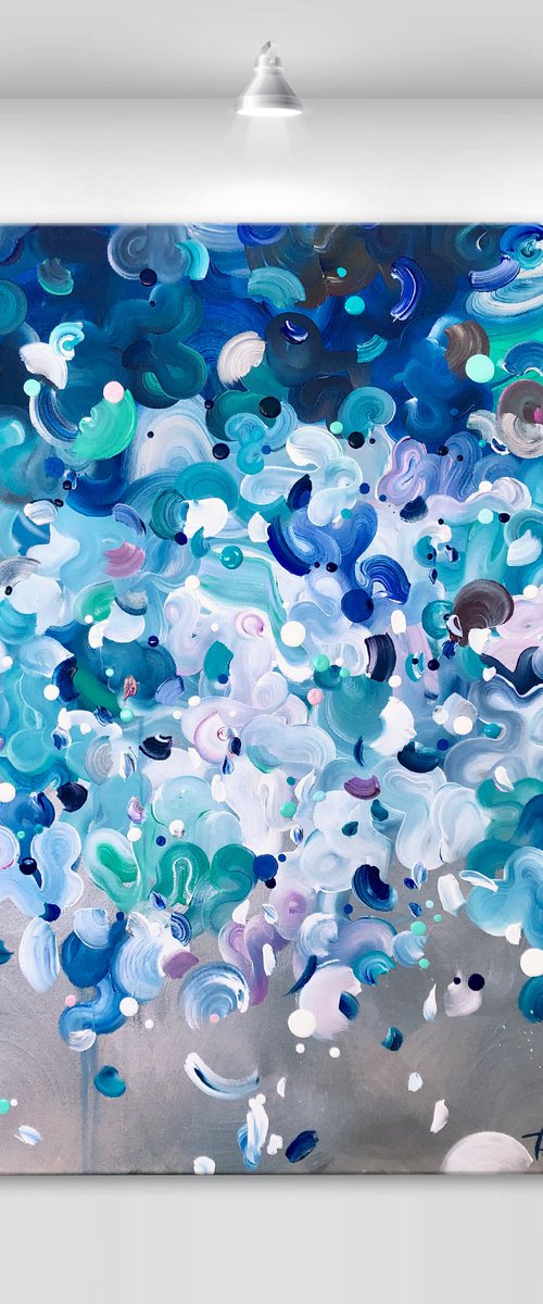 'Passion de undas' - 40x40" by Tatiana Georgieva