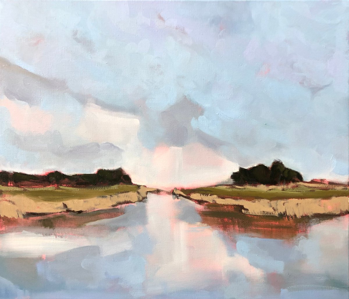 Reflecting clouds by Stella Burggraaf