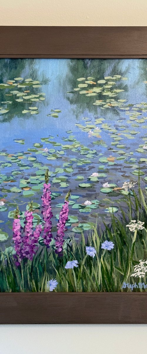 Tranquil Lily Pond by Steph Moraca