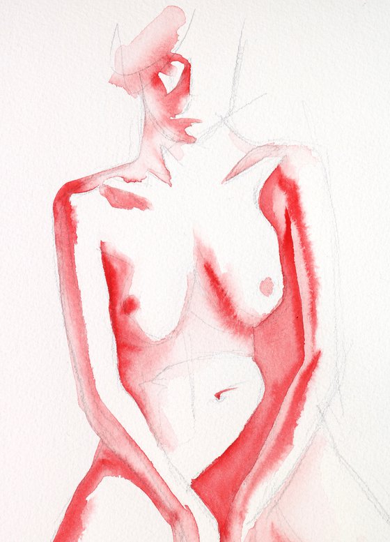 Red nude IV