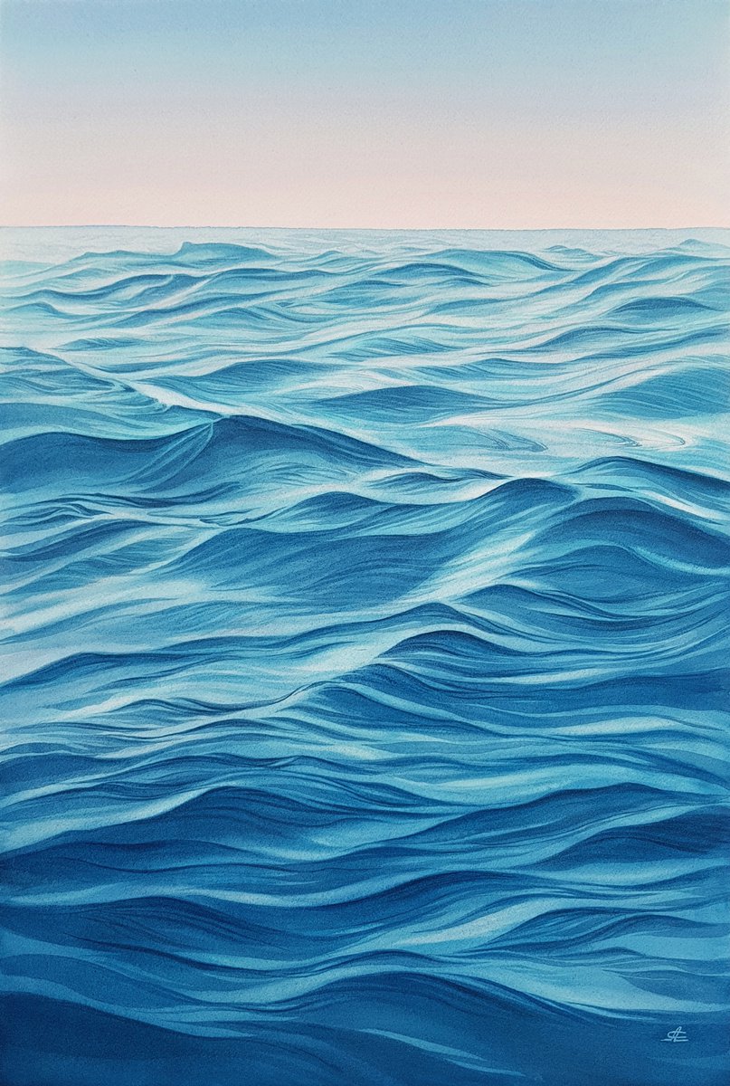 Seascape and ocean waves #21 by Svetlana Lileeva