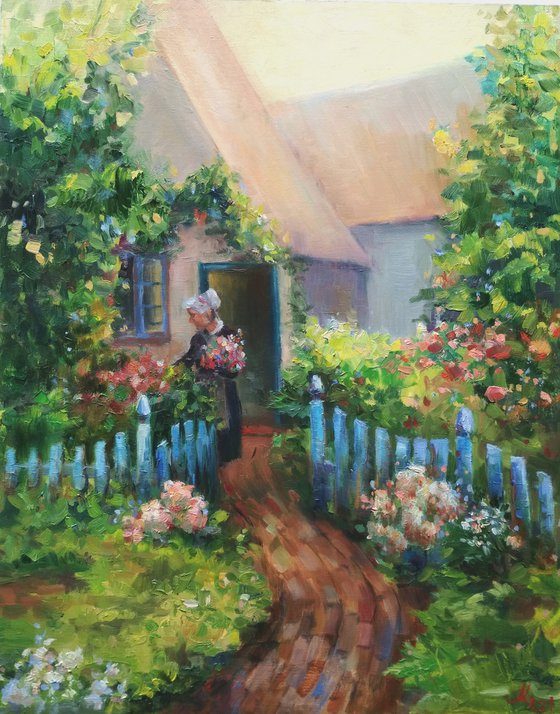 In the garden