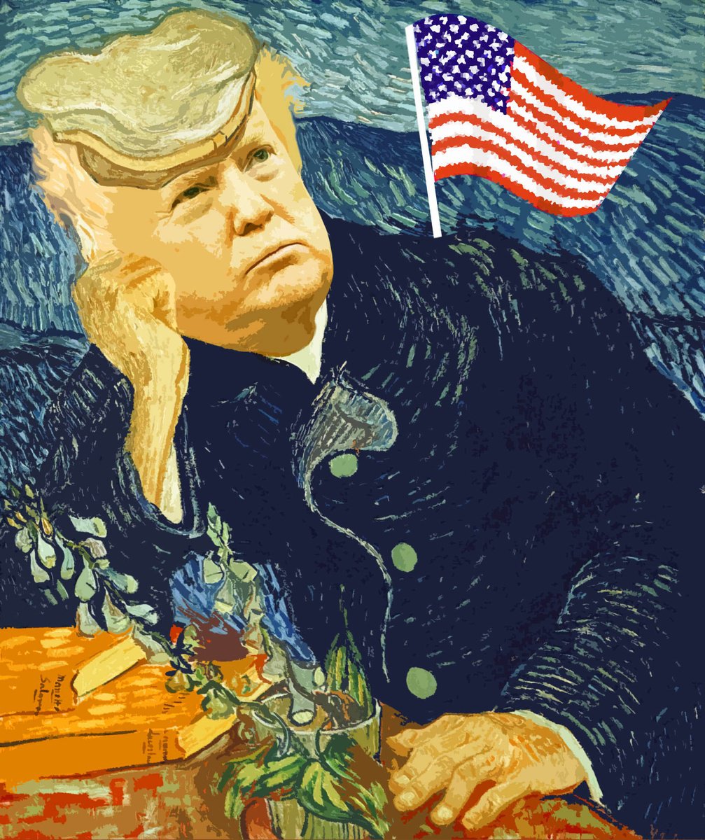 Donald Trump. Vincent van Gogh Digital Art (Giclée) by BAST | Artfinder