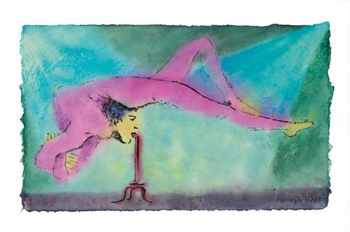 A contortionist by Marcel Garbi