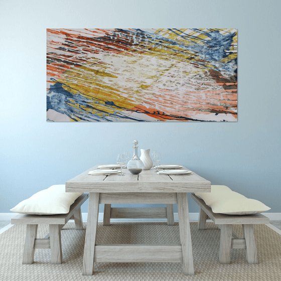 WHITE MELT 100x205cm