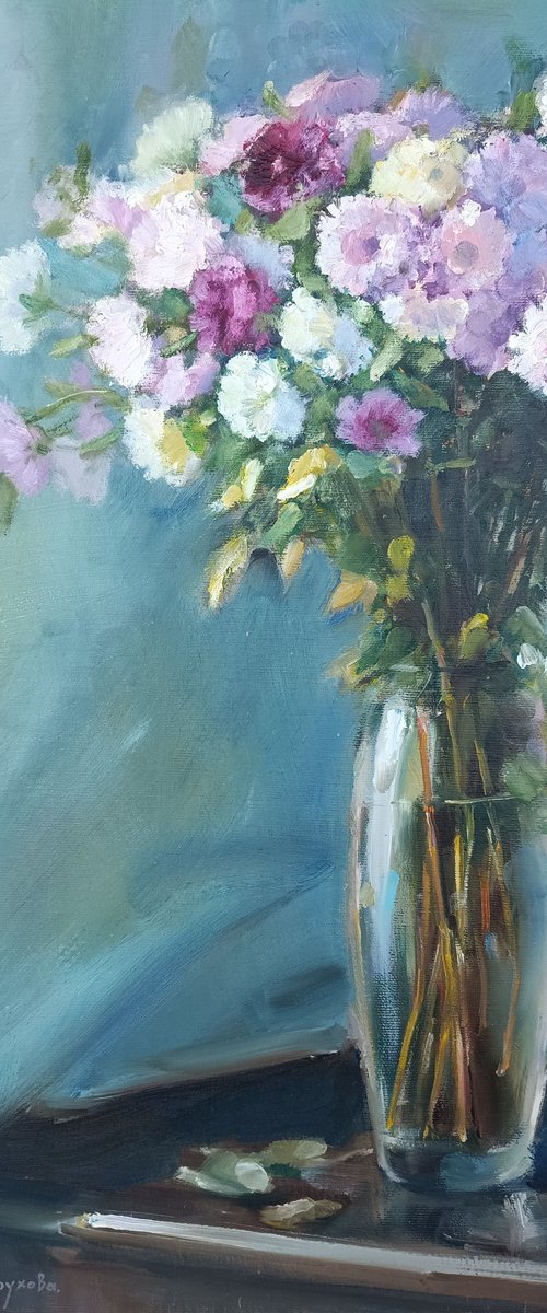 Bouquet in a vase by Valentina Andrukhova