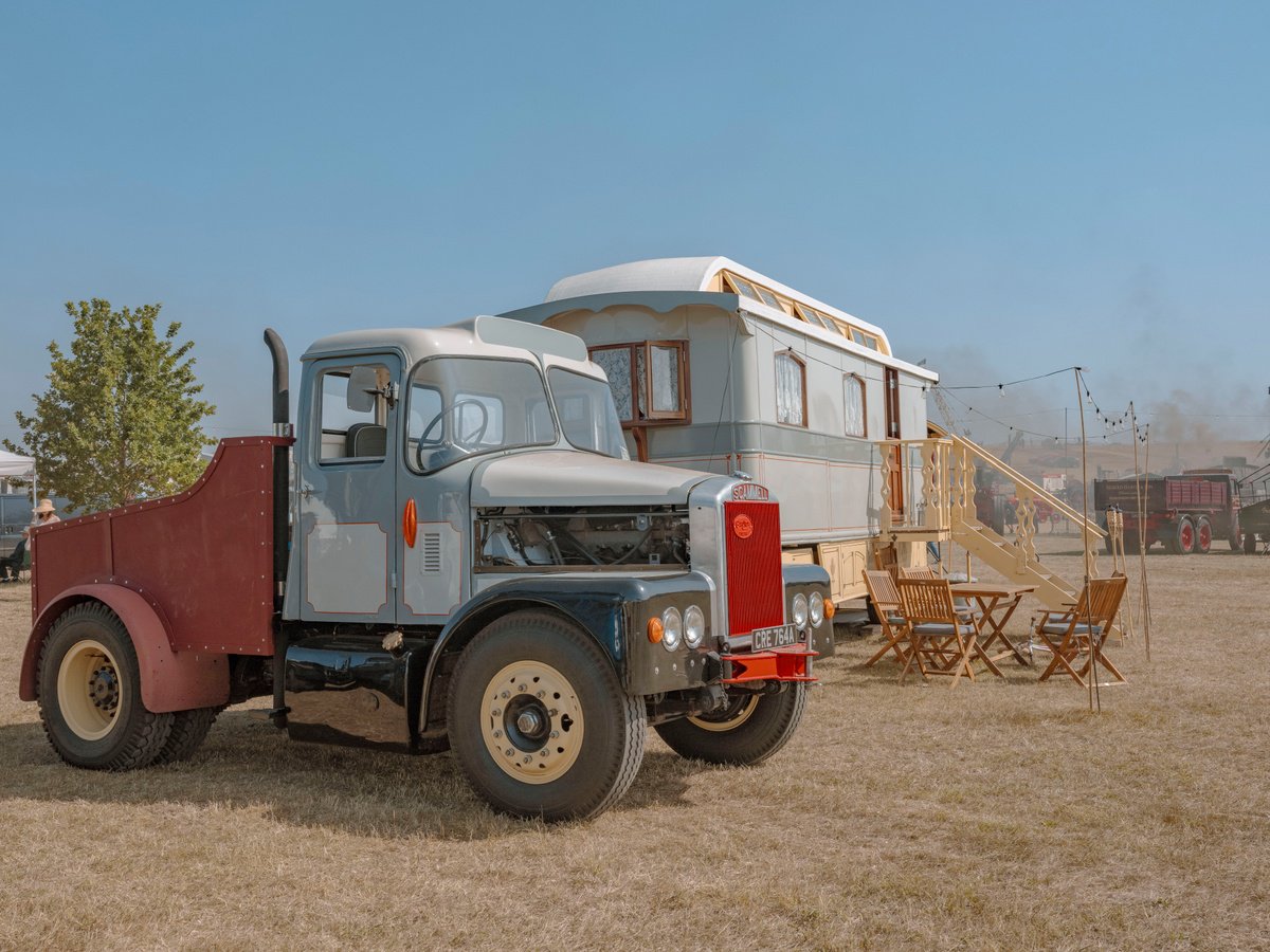 Photorealistic Transport Photograph By Anna Bush, 17 X 12, Steam Rally, Original Artwork