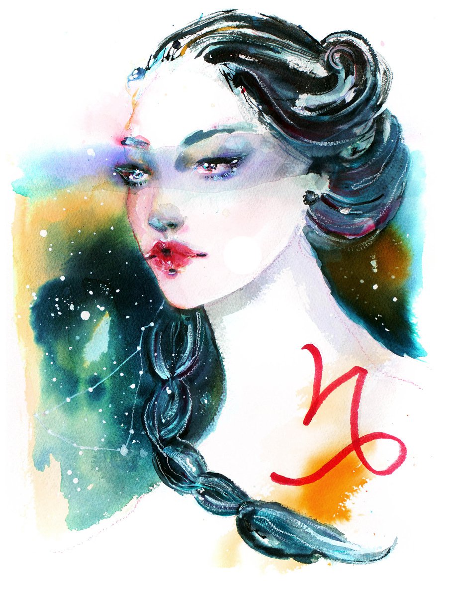 Zodiac - Capricorn girl by ESylvia