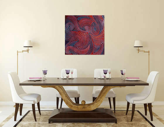 RELIEF: RED SWIRL