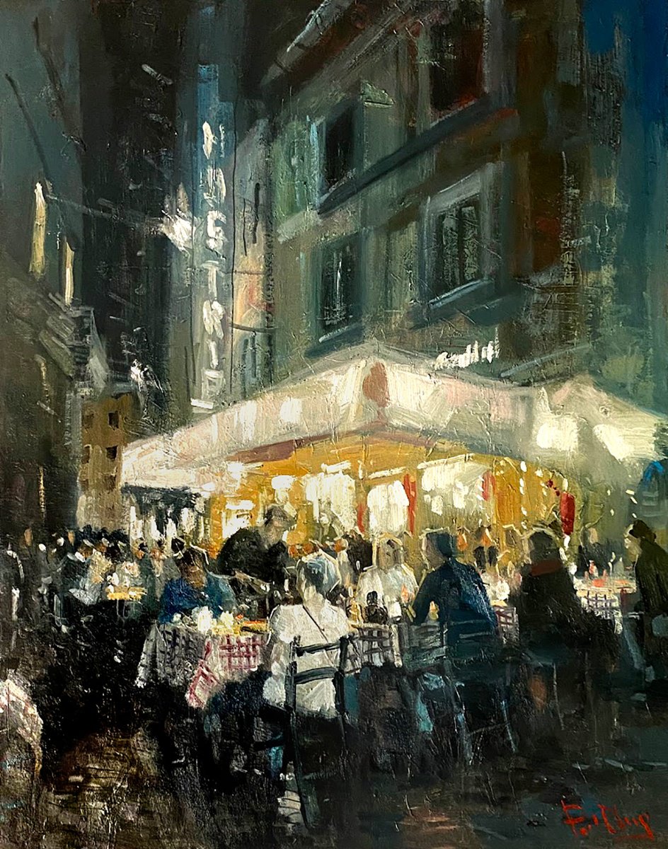 Alley Supper Night by Paul Cheng
