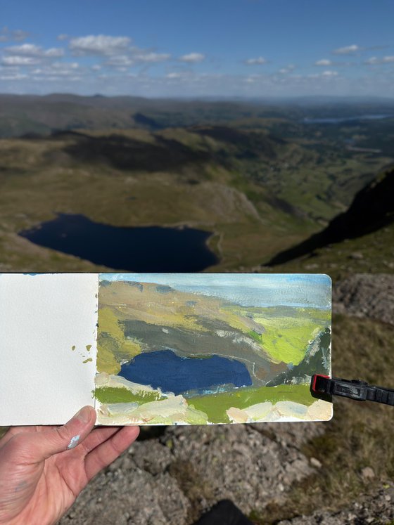 Clouds over Stickle Tarn