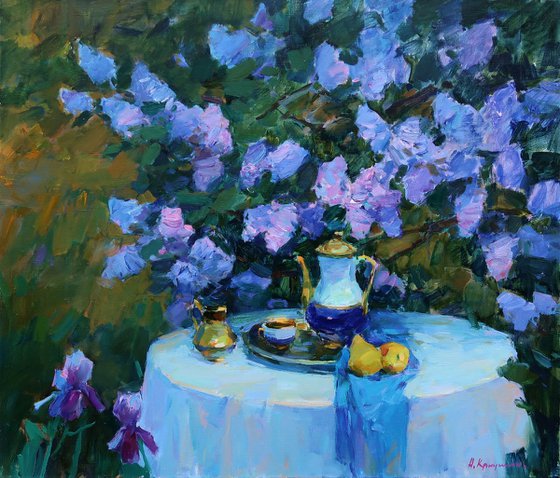 Lilac evening