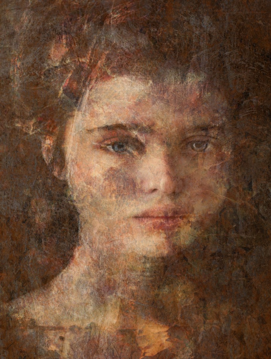 Illustrative Portrait Photograph By Srdjan Jevtic, 30 X 39", Renaissance, Original Artwork