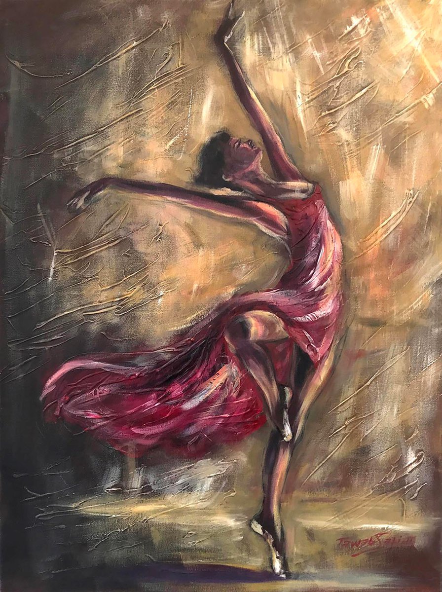 Ballet dancer by Tawab Safi