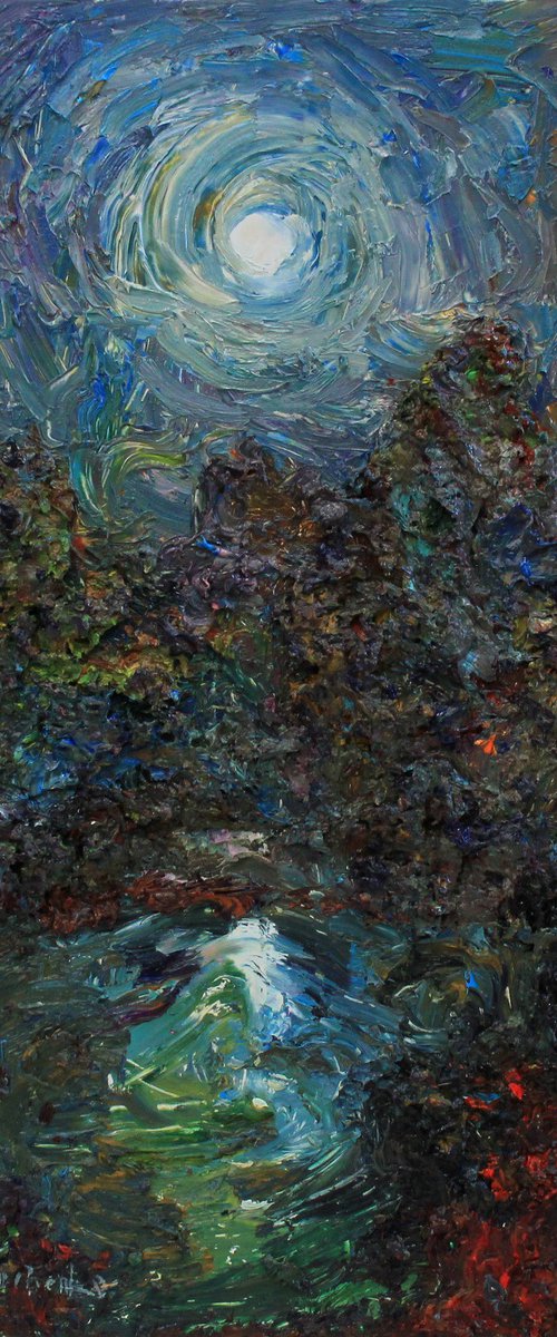 "Mysterious lake" by Alisa Onipchenko-Cherniakovska