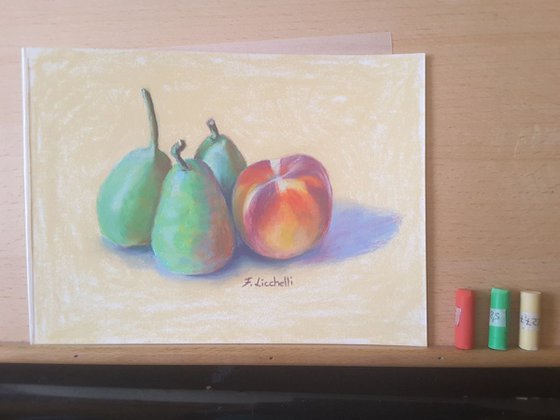 Pears and peach