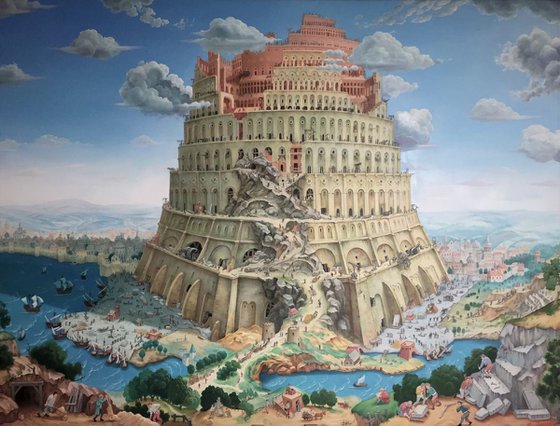 The Tower of Babel. (Light).
