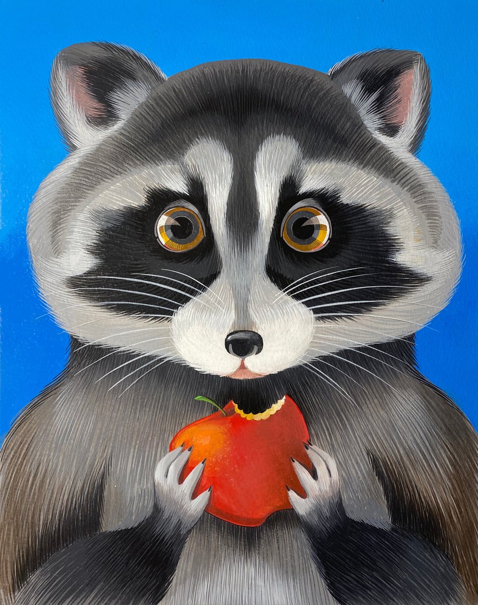 HUNGRY RACCOON by Johnny Karwan