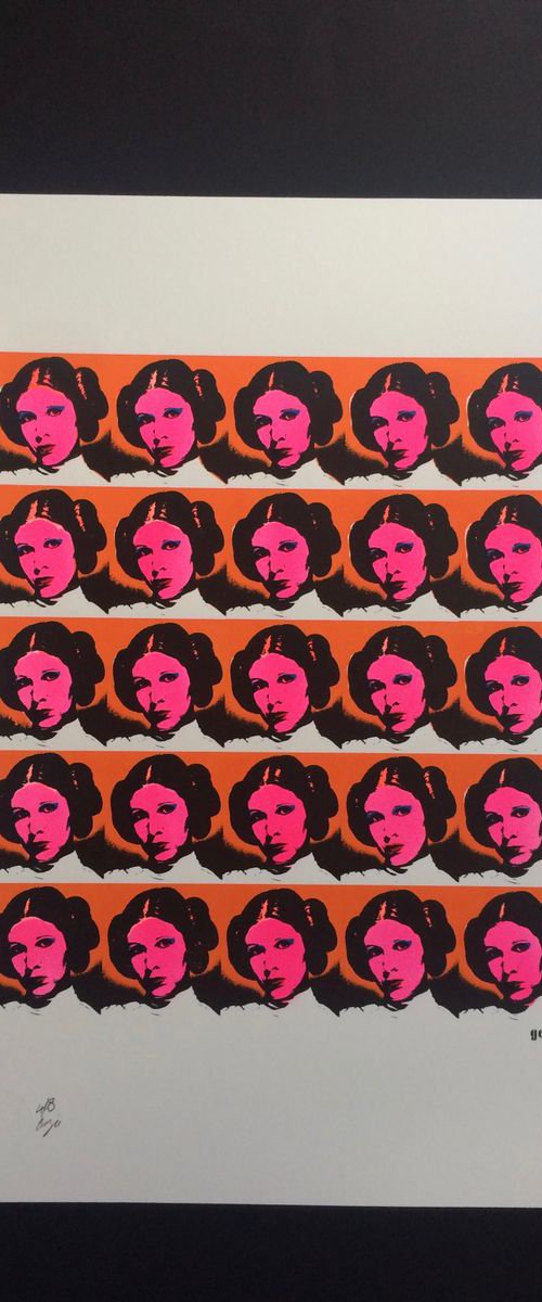 Star Warhol (2016 editions) Orange by Georgie