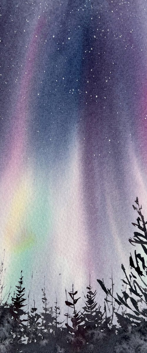 Northern lights #5 by Eugenia Gorbacheva