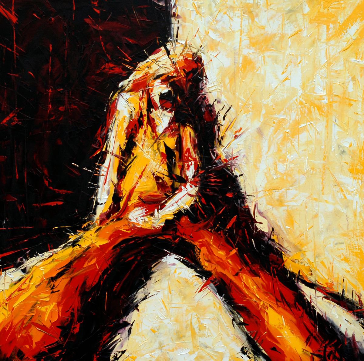 Down And Out By Bill Stone, 48 X 48, Artwork For Sale On Artfinder
