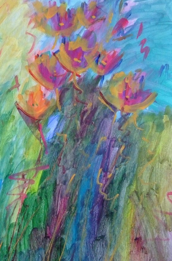 Colorful Flowers Bloom